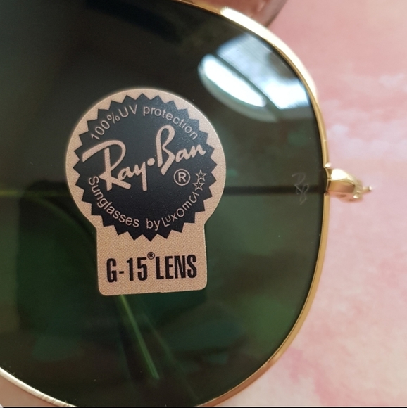 ⭕Ray-Ban Aviator Classic/Golden-Green - Picture 6 of 8